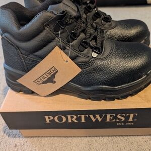 Men's Black Work Boots